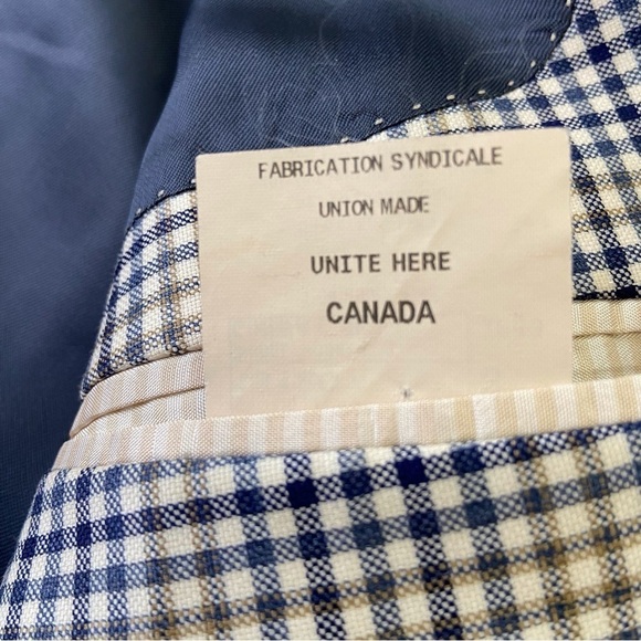 Jack Victor Montreal Conway blazer super 130’s fabric woven Italy 100%wool 46S - Picture 9 of 16